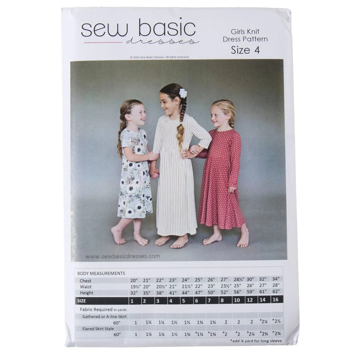 Pattern - Sew Basic - Knit Dress Pattern - Homeplace Market LLC
