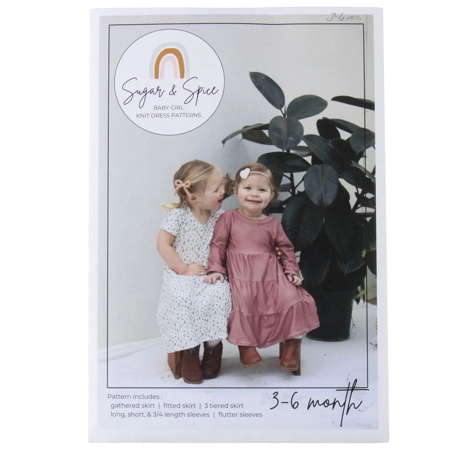 Pattern - Sugar & Spice - Baby Girl Knit Dress - Homeplace Market LLC