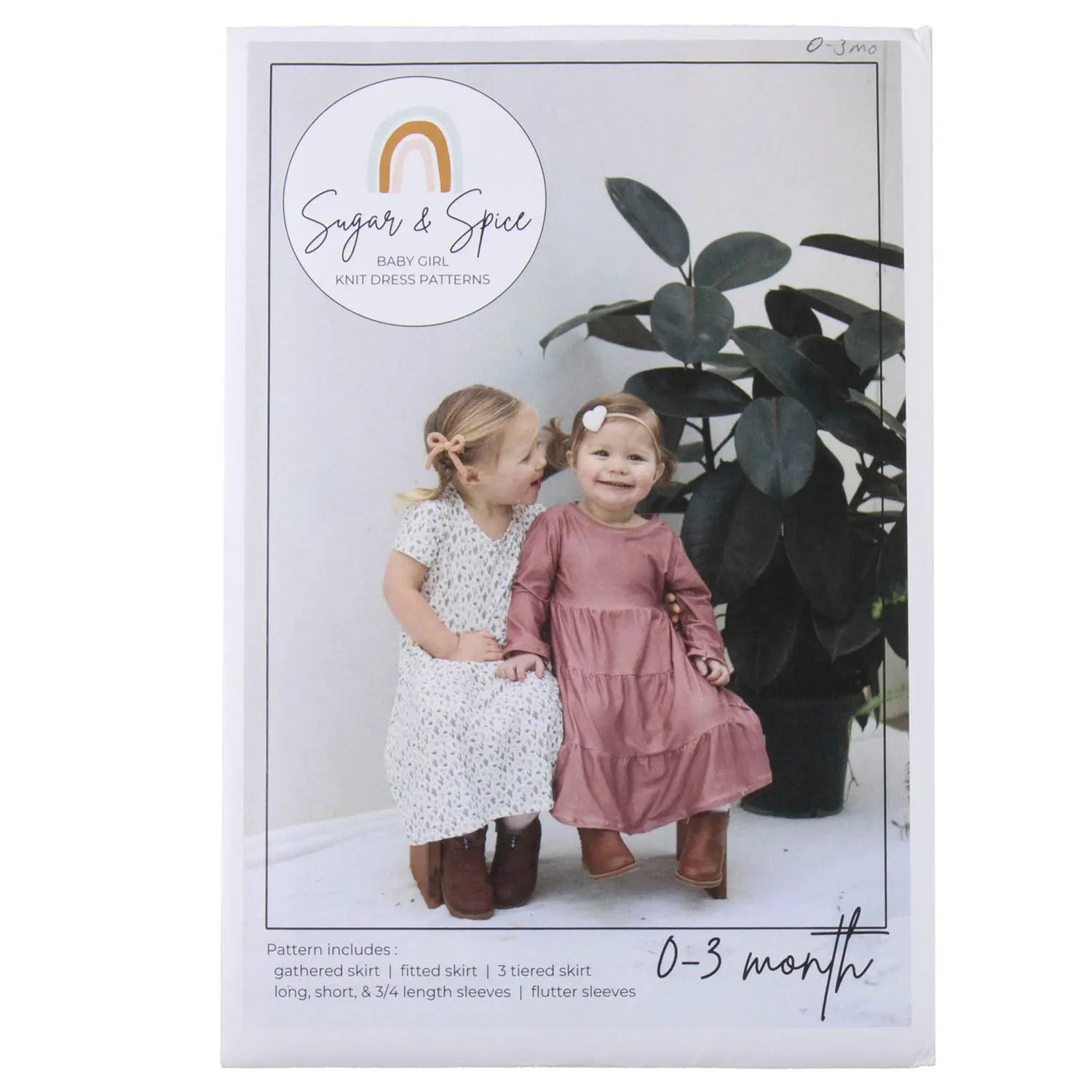 Pattern - Sugar & Spice - Baby Girl Knit Dress - Homeplace Market LLC