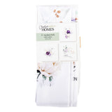Plum Floral Cotton Handkerchiefs - Set of 3 - Homeplace Market LLC