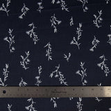 Polyester Linen Crepe - Floral Vine - Homeplace Market LLC