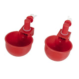 Poultry Waterer - Gravity Fed Cup for Mobile Chicken Waterers - Set of 2 - Homeplace Market LLC