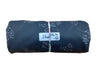 Remnant - crinkle crème polyester, floral stem, dark gray, 3 1/2yd. @ $6.99/yd. - Homeplace Market LLC