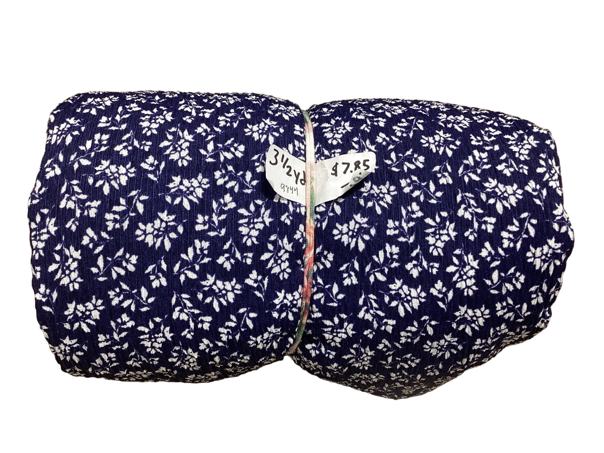 Remnant, Crinkle ditsy knit, 3.5 yd. @ 7.85/yd - Homeplace Market LLC