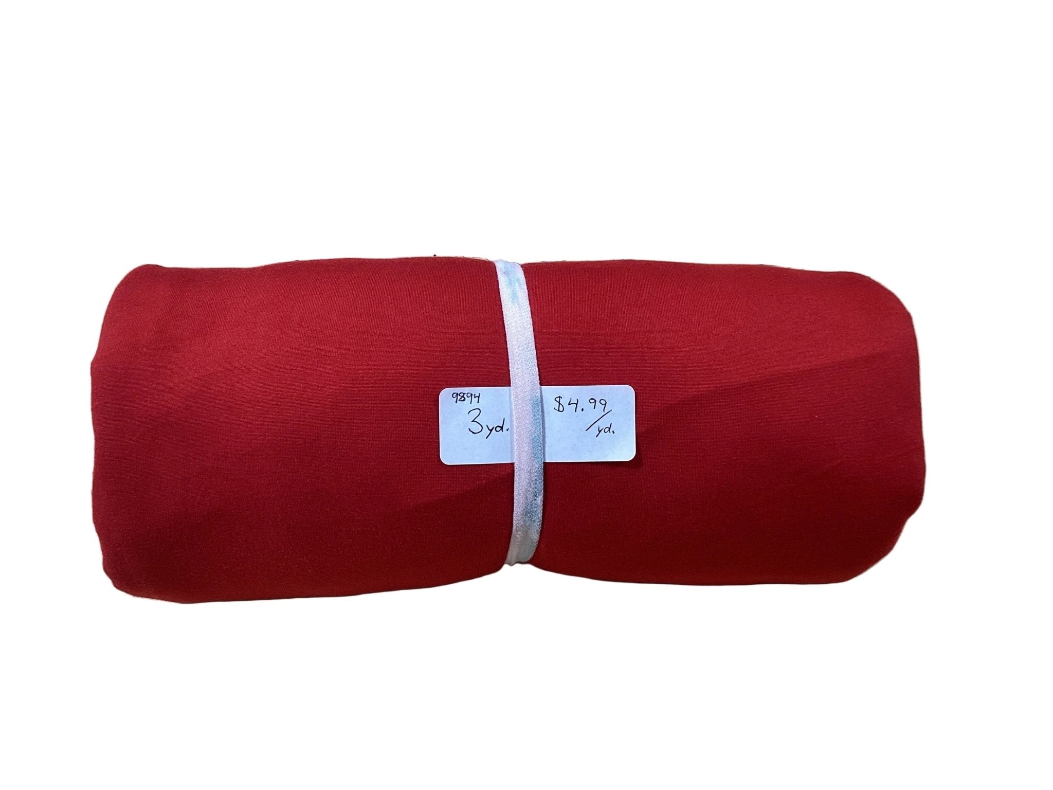 Remnant - double brushed poly, red, 3 yd. @ $4.99/yd. - Homeplace Market LLC