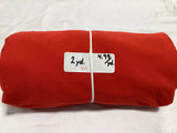 Remnant - Double Brushed Poly, red/orange - 2 yard@ $4.99/yard - Homeplace Market LLC