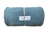 Remnant - Jacquard knit, diamond pattern, stormy blue, 3 3/4yd. @ $8.64/yd. - Homeplace Market LLC