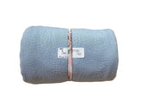 Remnant - marcille knit, light blue, textured,3 yd. @ $9.00/ yd. (Slight flaw) - Homeplace Market LLC