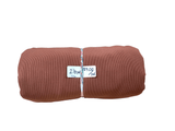 Remnant - mini rib knit, dusty rust, 2 1/2 yd. @ $9.00/yd. - Homeplace Market LLC