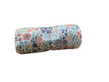 Remnant- moss crepe, peach floral, 2 1/2 yd. @ 9.20/yd. - Homeplace Market LLC