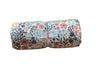 Remnant- moss crepe, peach floral, 3 yd. @ 9.20/yd. - Homeplace Market LLC
