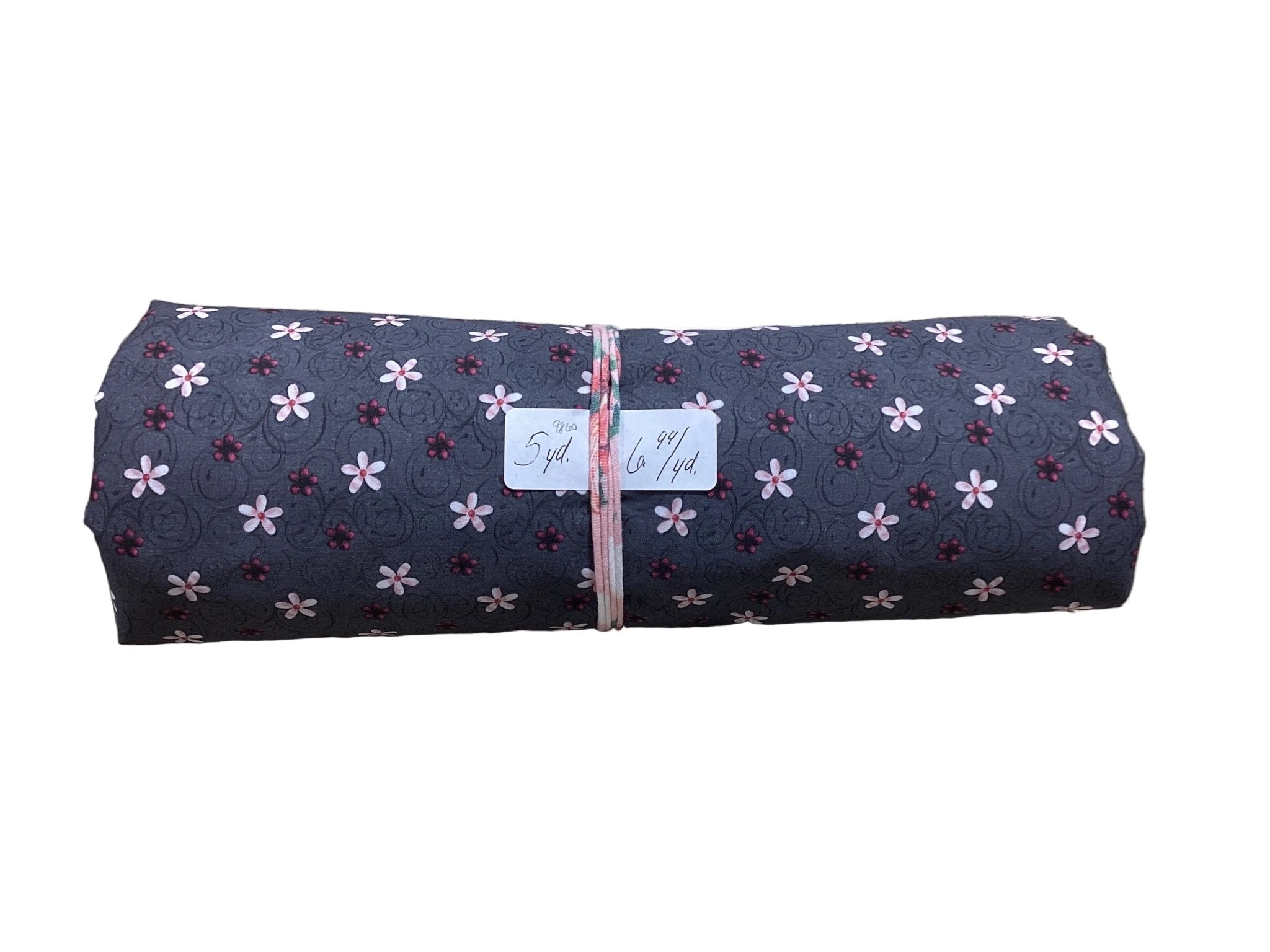 Remnant - poly cotton, charcoal, 5 yd @ $6.99/yd. - Homeplace Market LLC