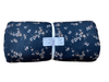 Remnant - poly knit, dark teal, small floral, 5yd. @ $7.59/yd. - Homeplace Market LLC