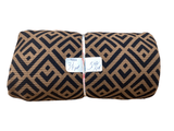 Remnant - soft rib knit, rust and black, 3 1/4 yd. @ $5.60/yd. - Homeplace Market LLC
