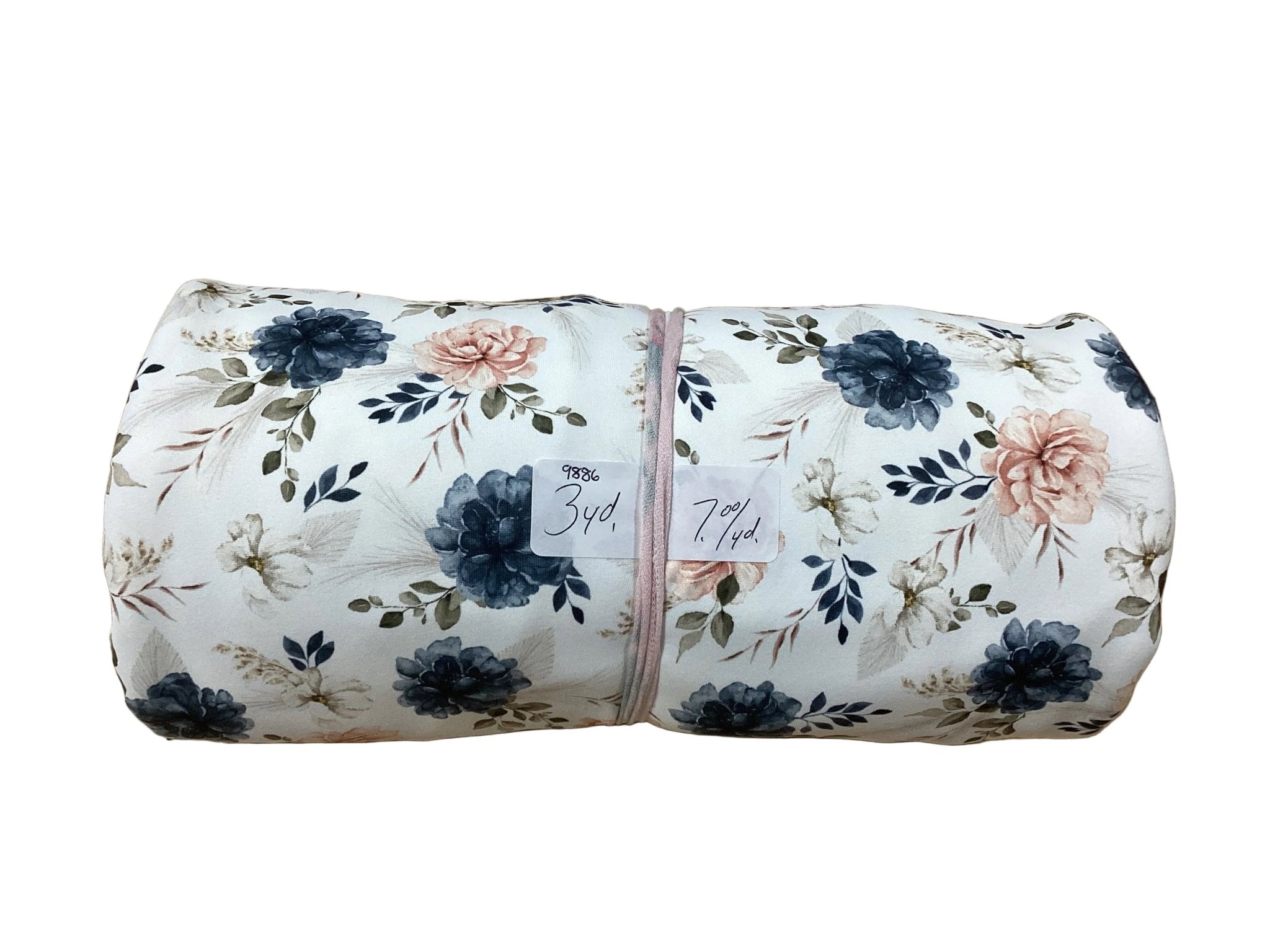 Remnant - soft touch knit, floral, 3 yd. @ $7.00/yd. - Homeplace Market LLC