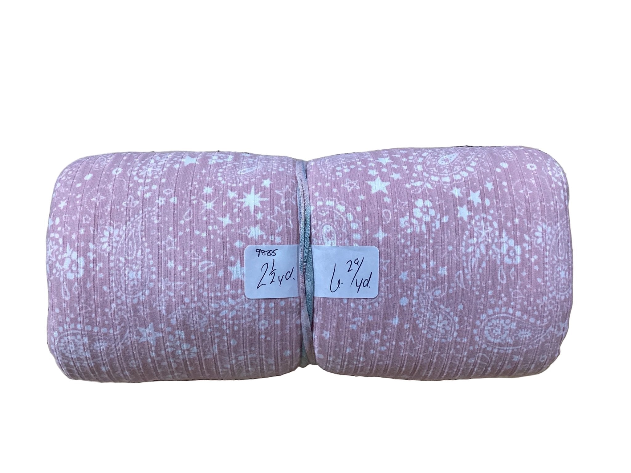 Remnant- soft wide rib knit, pink, 2 1/2 yd. @ $6.29/yd. - Homeplace Market LLC