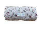 Remnant - striped crepe polyester, rose, 4 yd. @ $7.99/yd. - Homeplace Market LLC