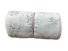 Remnant - Swiss dot knit, gray stems, 3 1/2 yd. @ $9.36/yd. - Homeplace Market LLC