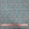 Seersucker Crepe - Maria Collection Teal Floral - Homeplace Market LLC