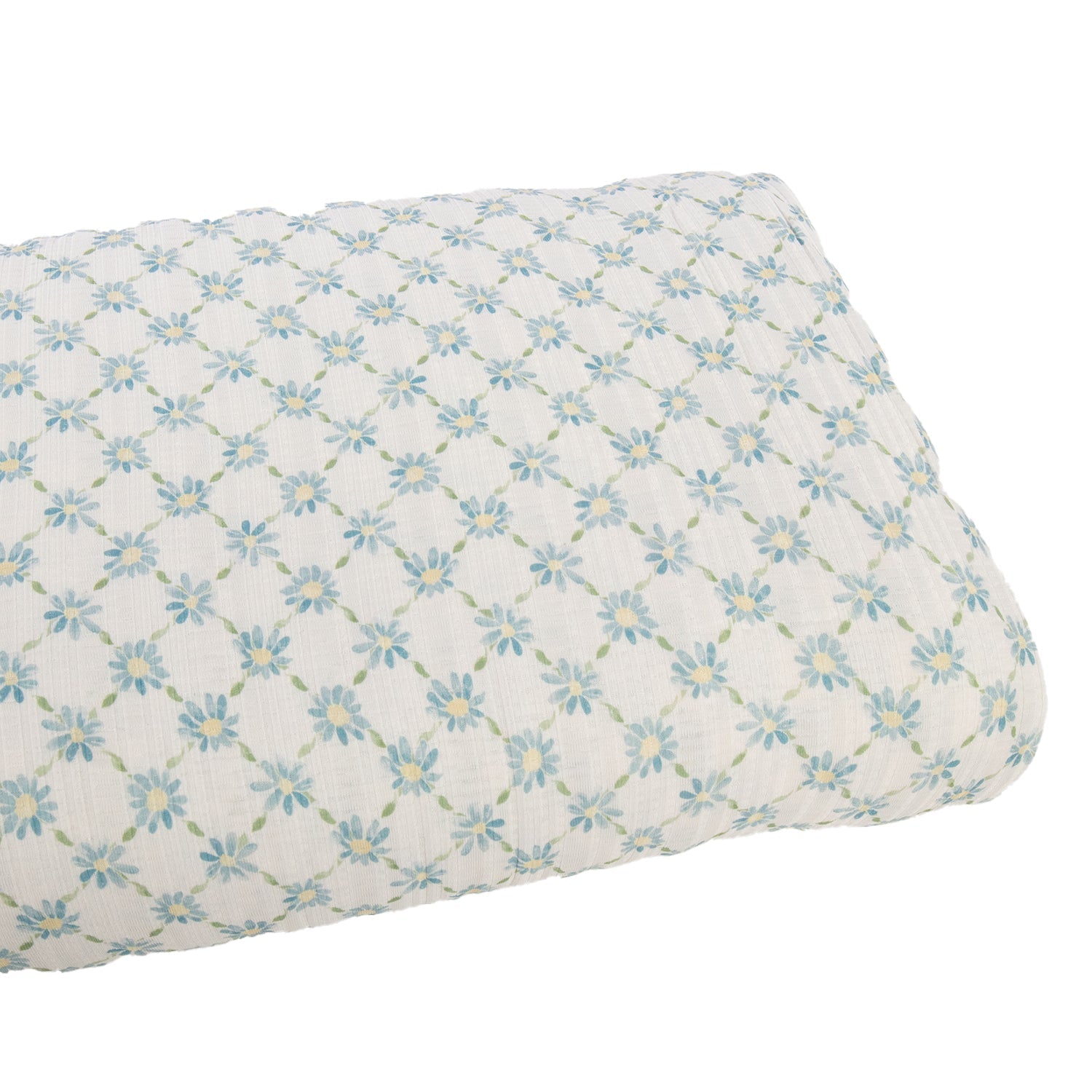 Summer Breeze - Anna Kate - Grid Floral in Blue - Homeplace Market LLC