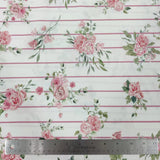 Whip Creme Knit - Floral Lines - Homeplace Market LLC