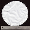 White Veil with Fine Scalloped Lace - Homeplace Market LLC