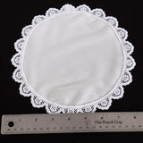 White Veil with Rose Lace - Homeplace Market LLC