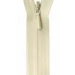 Zipper - YKK Invisible Zipper - (18") (Cream) - Homeplace Market LLC