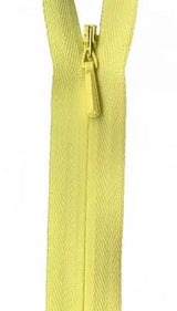 Zipper - YKK Invisible Zipper - (18") (Yellow) - Homeplace Market LLC