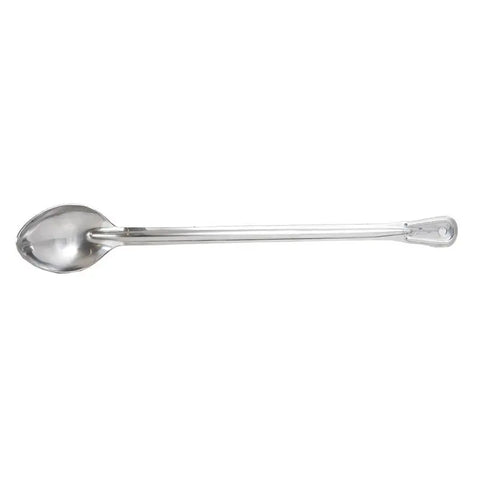 20" Extra-Long Handled Solid Serving Spoon - Stainless Steel-Homeplace Market Wagon