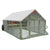 Alumi-Coop - 6x10 Lightweight, Aluminum, Chicken Coop Tractor, for Chickens, Pet Exercise