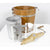 4 qt Country Ice Cream Maker - Classic Wooden Tub - Hand Crank-SMALL_HOME_APPLIANCES-Homeplace Market Wagon
