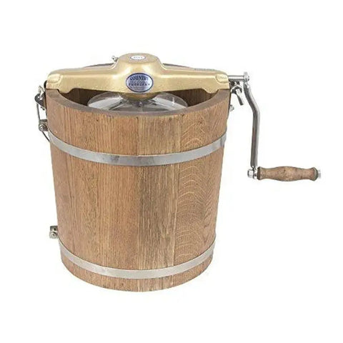 4 qt Country Ice Cream Maker - Classic Wooden Tub - Hand Crank-SMALL_HOME_APPLIANCES-Homeplace Market Wagon