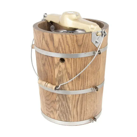 Country Freezer - Ice Cream Maker - Classic Wooden Tub - Hand Crank - 6 or 8 quart SMALL_HOME_APPLIANCES