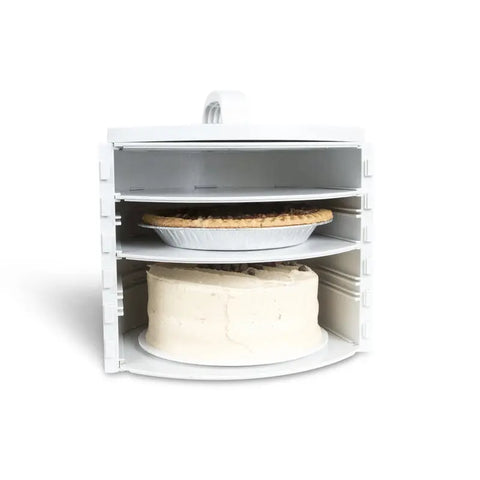 Essaware - Pie SAFE - Pie, Cake, Dessert Travel & Storage Container, Adjustable Shelf-KITCHEN-Homeplace Market Wagon