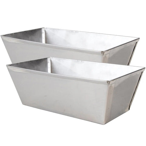 Hickoryware - Loaf Pan Large 9x5 Stainless Steel - Hand Made In USA - Not Polished _ Food Service Grade