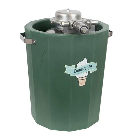 Immergood - 12 quart Homemade Ice Cream Maker, Triple Motion, Super Insulated Tub, for Hit-n-Miss, Motor, Hand Crank-SMALL_HOME_APPLIANCES-Homeplace Market Wagon