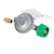 LP (propane) Gas Regulator - Quick Connect Coupler TO 3/8" FPT - 200,000 BTU Cap. - for 20-100 lb tanks