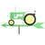Old Road - John Deere G, 50, 60, 70 Replica - Stainless Steel Metal - Long Life, Outdoor Decal