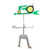 Old Road - John Deere G, 50, 60, 70 Replica - Stainless Steel Metal - Long Life, Outdoor Decal