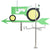 Old Road - John Deere G, 50, 60, 70 Replica - Stainless Steel Metal - Long Life, Outdoor Decal