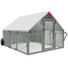 Alumi - Coop Classic - 5x6 Lightweight, Aluminum, Chicken Coop Tractor for Chickens - Homeplace Market LLC