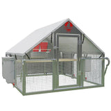 Alumi - Coop Classic - 5x6 Lightweight, Aluminum, Chicken Coop Tractor for Chickens - Homeplace Market LLC