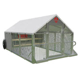 Alumi - Coop Classic - 6x10 Lightweight, Aluminum, Chicken Coop Tractor for Chickens - Homeplace Market LLC
