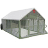 Alumi - Coop Classic - 6x10 Lightweight, Aluminum, Chicken Coop Tractor for Chickens - Homeplace Market LLC