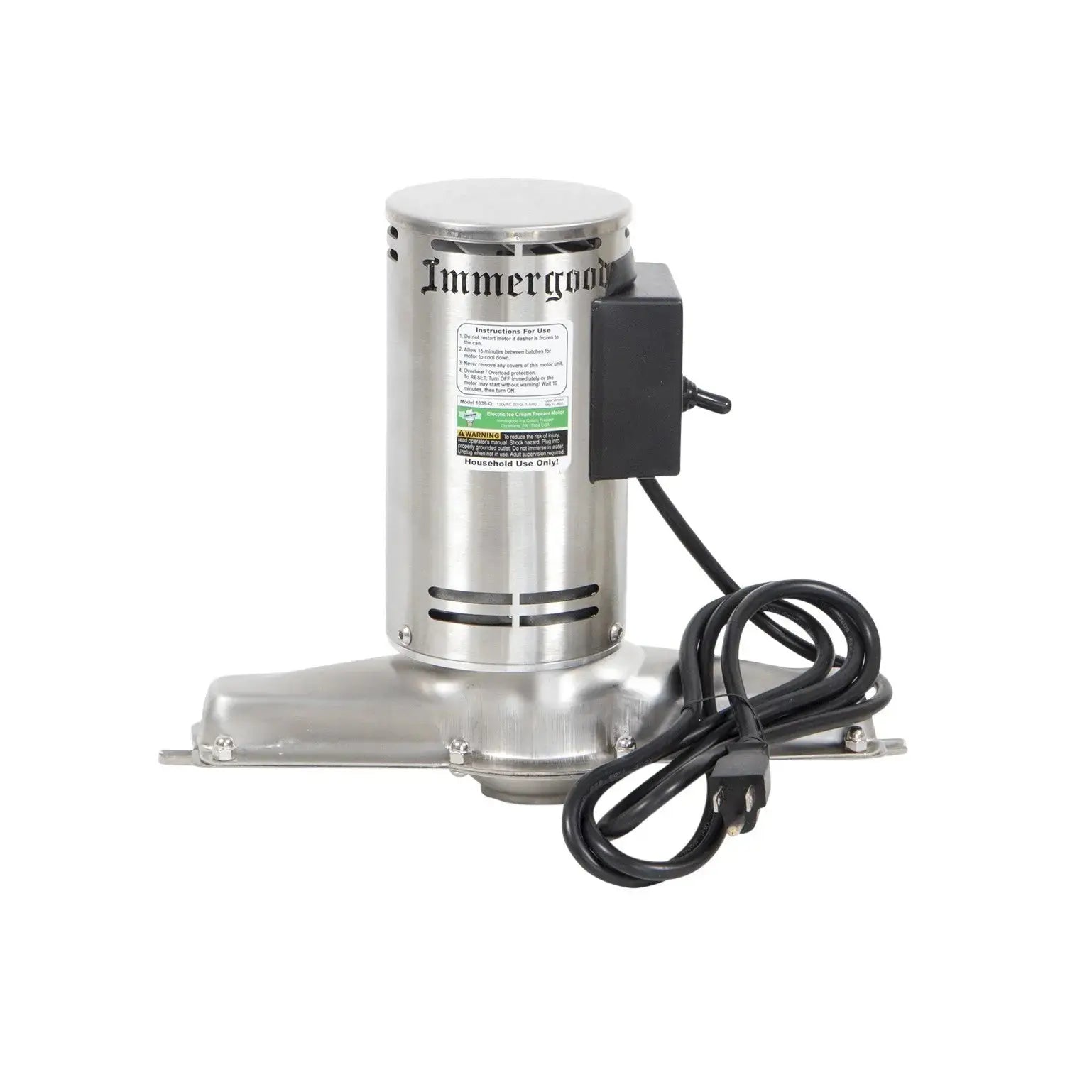 CLEARANCE Immergood - Electric Motor - 110 volt - Triple Motion Drive (motor only) - Homeplace Market LLC