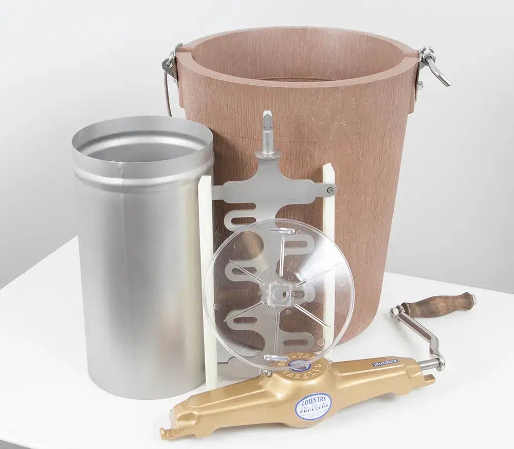 Country Freezer - Clear Can Lid - Plastic - Fits 4,6,8 Quart (Country brand only) - Homeplace Market LLC