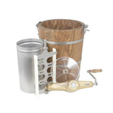 Country Freezer - Ice Cream Maker - Classic Wooden Tub - Hand Crank - 6 or 8 quart - Homeplace Market LLC