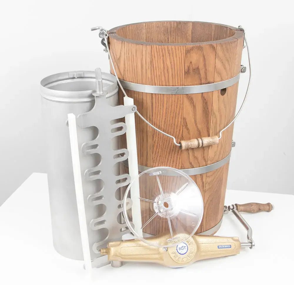 Country Freezer - Ice Cream Maker - Classic Wooden Tub - Hand
