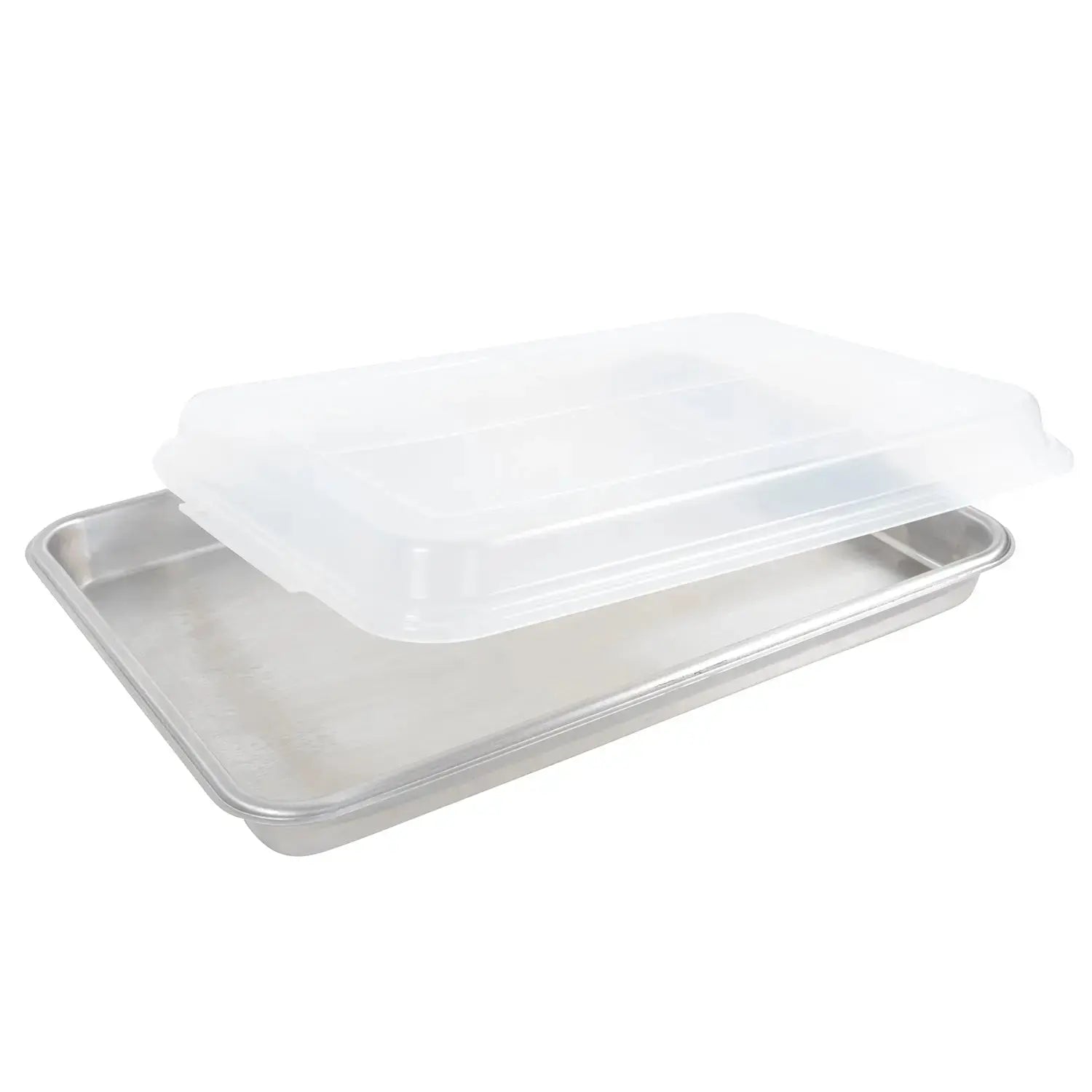 Heritage - Chickadee - 10x15 - Deep Bakeware Pan - Stainless Steel - BPA Free Plastic Lid - USA Made - Homeplace Market LLC